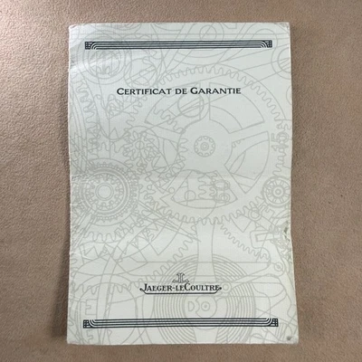 Garanzia vintage per orologio Jaeger LeCoultre de 1999 - Image 1 of 3