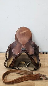 17” Johs . Stubben Krefeld Vintage Jumping Saddle USED - Picture 1 of 17