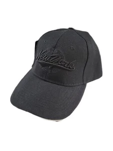 NWT | New York City Baseball Cap Black Embroidered Wool Acrylic Adjustable - Picture 1 of 11