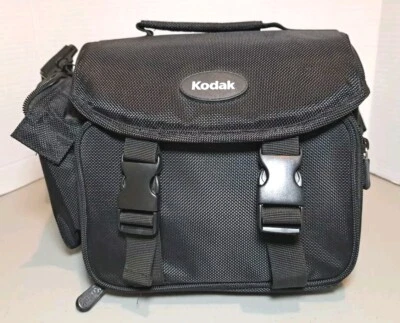 Bolsa para cámara Kodak mediana NUEVA 1 bolsillo lateral 1 bolsillo frontal muchos compartimentos Foto 1 de 4