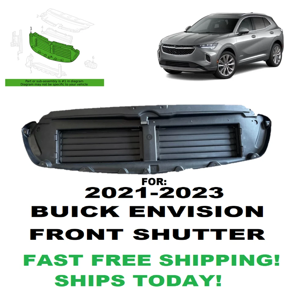 for 2021 2022 2023 Buick envision shutter Front Bumper Shutter - Изображение 1 из 1
