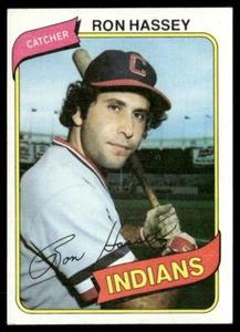 Ron Hassey 1980 Topps #222 Cleveland Indians RC Baseballkarte - Bild 1 von 2