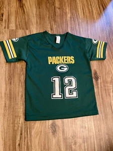 Aaron Rodgers Jersey Kids Size M Green Bay Packers - Picture 1 of 8