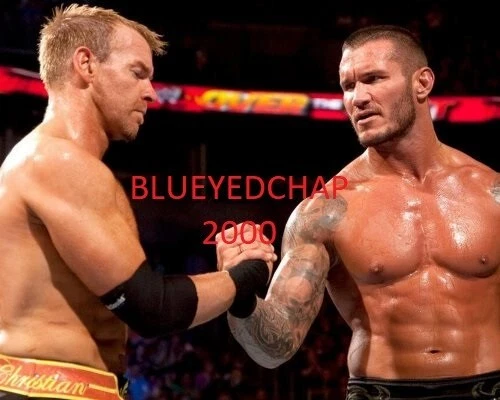 ФОТОГРАФИЯ БОРЦА КРИСТИАНА И РЭНДИ ОРТОНА 8 X 10 WWF - Изображение 1 из 1