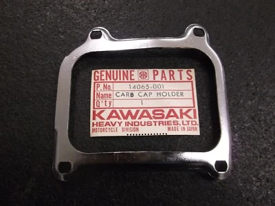 VINTAGE KAWASAKI F5 F8 F81M F9 70-73 NOS HOLDER-CARBURETOR CAP 14065-001 - Image 1 of 2