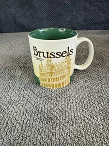 Starbucks BRUSSELS Belgium Mug Global Icon City Series Coffee Cup 16 Oz 2014 - Picture 1 of 6