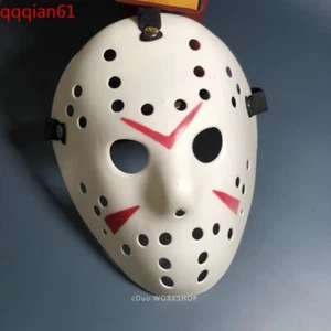 Jason Voorhees Friday The 13th Horror Mask Party Hockey Halloween Cosplay Prop - Picture 1 of 19
