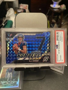 2023 Zenith #5 CJ Stroud PSA 10 Behind The Numbers Blue - Picture 1 of 2