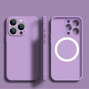 Magnetic For iPhone 15 Pro Max 14 13 12 11 Shockproof Silicone TPU Case Cover - Picture 1 of 20