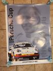1994 Porsche Cup 911Turbo 3.6 Factory Car Poster Extremely Rare. 30”x40”