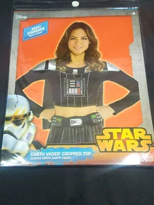 Darth Vader Crop Top Star Wars Disney Kostüm für Erwachsene Halloween - Bild 1 von 5