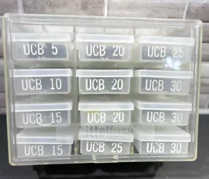 12pcs Littelfuse Universal Circuit Breaker Assortment Pack, UCB5 Thru UCB30 - Picture 1 of 3