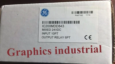 NEW In Box For GE IC200MDD843 Fanuc Input Output Relay Module IC200MDD843 - Image 1 of 4