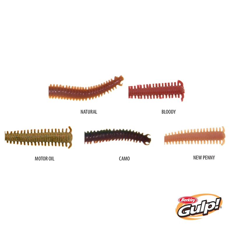 Berkley Gulp Sandworm 2" Soft Plastic Fishing Lure - Choose Colour BRAND NEW @ e - Image 1 of 1