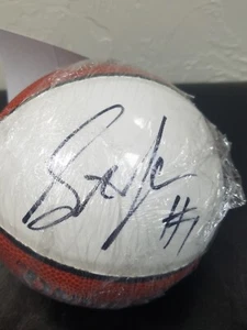 Nba Player Stephen Jackson Signed Spalding Mini Basketball Jsa Certfied - Picture 1 of 4
