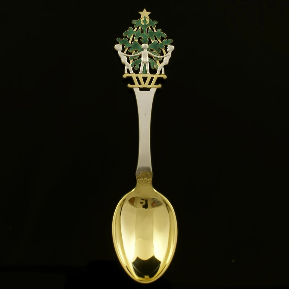 Danish Gilded Christmas Spoon, 1932 - A. Michelsen - Image 1 of 1