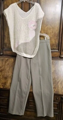 Женский XL свитер жилет и координируя Levis размер 36/16 платье брюки - Изображение 1 из 4