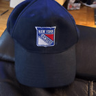 New York Rangers Logo Vintage lata 90. regulowana czapka/kapelusz. Sponsorowane przez Dodge.