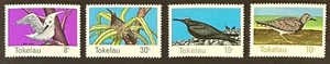 TOKELAU 57 - 60 Hermoso Juego de Pájaros NUNCA Con Bisagras Como Nuevo - Imagen 1 de 1