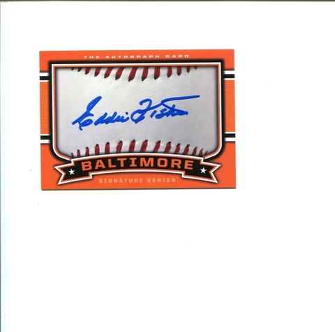 Eddie Fisher Baltimore Orioles 1966 World Series Champ Signed The Autograph Card Cover