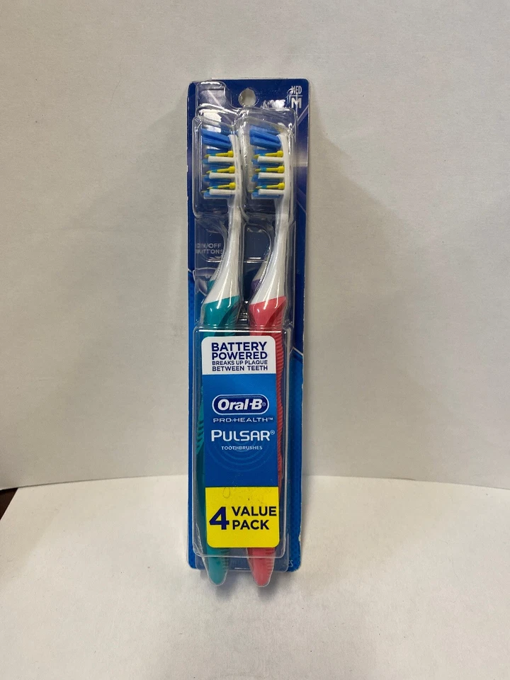 Oral-B Pulsar Expert Clean Vibrating Toothbrushes - 4 Count