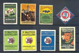 PLAKATMARKEN DEUTSCHLAND = KUH KUH MILCH 8 ST. -F/VF -@419 - Bild 1 von 1