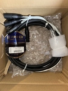 Pro Co Sound Mackie Type Multitrack Recording Harness D-Sub To XLR - 10’ - Picture 1 of 2