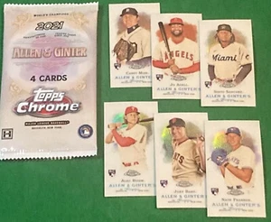 Mini diseño de novato de béisbol Topps Allen & Ginter 2021 variación individuales que elijas - Imagen 1 de 1