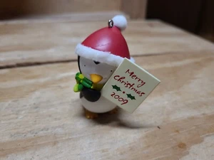 Hallmark Andenken Ornament 2009 "Zeichen der Zeit" Pinguin - schneller Versand! - Bild 1 von 11