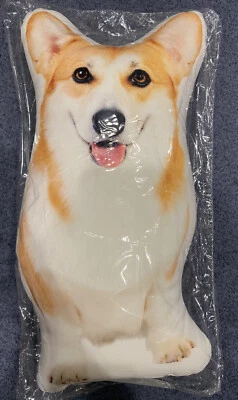"Almohada en forma de corgi ropa de cama perros perros regalo almohadas 18""" Foto 1 de 3