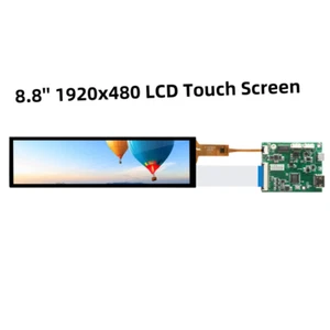 8.8'' 1920x480 LCD Touch Screen Display HDMI DIY KIT Panel Driver Board Module - Picture 1 of 10