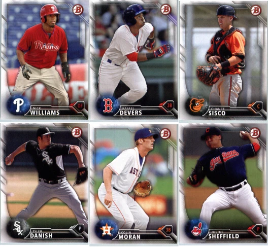 2016 Bowman Baseball - Base Prospect Cards - Pick From BP Card #'s 1-150 - Image 1 of 1