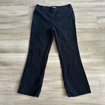 Jones New York Sport Pana Pierna Ancha Bootcut Causal Pantalones de Trabajo Negros Para Mujer 14 Foto 1 de 4