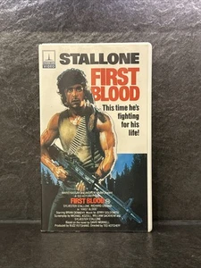 FIRST BLOOD VHS - THORN EMI CLAMSHELL - Picture 1 of 8