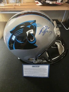 Carolina Panthers Devin Funchess Full Size Replica Helmet w/Authentication. - Picture 1 of 3