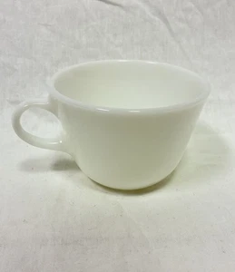 Vintage Pyrex White Milk Glass Coffee Tea Cup Mugs Plain Opal Solid Corning - Picture 1 of 6