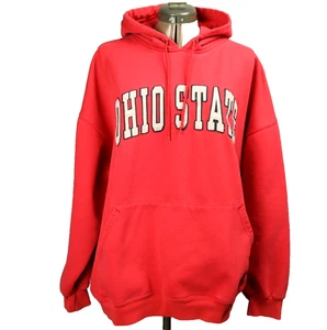 Ohio State Kapuzenpullover MARKS Patch-Logo Taschen Langarm rot 2XL - Bild 1 von 24