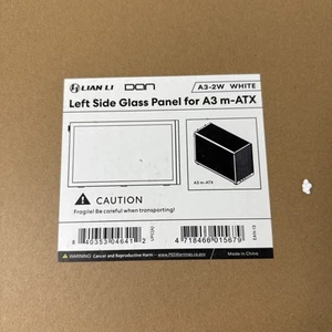 Lian Li 286413 Lian-li Ac A3-2w Optional Left Side Glass Panel For A3-matx White - Picture 1 of 6