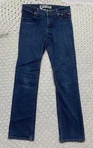 Harley-Davidson Jeans Women Sz 4 Tall Bootcut Blue Denim Genuine W29 L33 - Picture 1 of 10