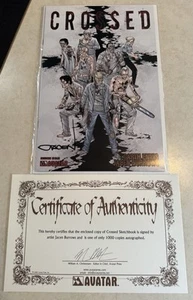 Avatar Comics Horror Crossed Sketchbook Signed Jacen Burrows W/COA LTD /1000 - Picture 1 of 4