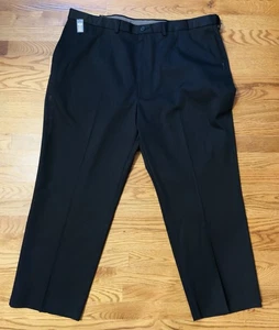 Haggar Para Hombre Premium Sin Hierro Caqui Calce Clásico Cintura Expandible Plisada Frontal - Imagen 1 de 6