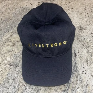 Gorra de béisbol Nike Livestrong Lance Armstrong Cancer gorra elástica para hombres OSFA negra - Imagen 1 de 9