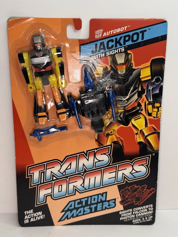 1989 G1 Transformers Vintage Action Masters JACKPOT MOC Hasbro Sealed NEW - Image 1 of 4