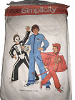 Costume vintage simplicité années 70 motifs de couture Halloween 6696 astronaute squelette