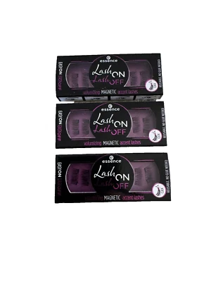 3x essence LASH ON LASH OFF volumizing Magnetic accent lashes Magnet Wimpern - Bild 1 von 2