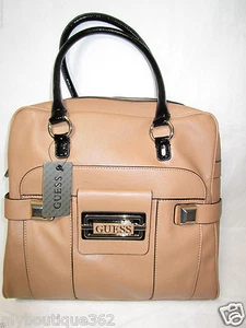 GUESS SAFIYA camel  tote handbag purse New WITH TAG - Picture 1 of 11