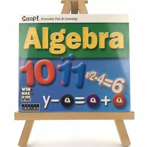 SEALED Snap Algebra Ages 11-15 Dual Platform Mac PC CD ROM Mathamatics 2003 - Picture 1 of 7
