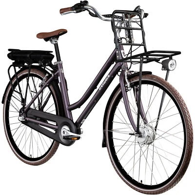 Tretwerk Sophia E Bike 28" Damen Elektrofahrrad 374Wh Hollandrad violett 49cm - Bild 1 von 4