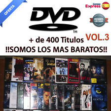 Peliculas DVD PRECINTADAS. Ediciones Españolas. Mas de 400 Titulos!! DVD. VOL 3