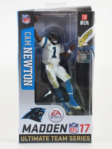 *Damaged Box* McFarlane Sports Madden NFL 17 Ultimate Team CAM NEWTON 6" Figure Cover